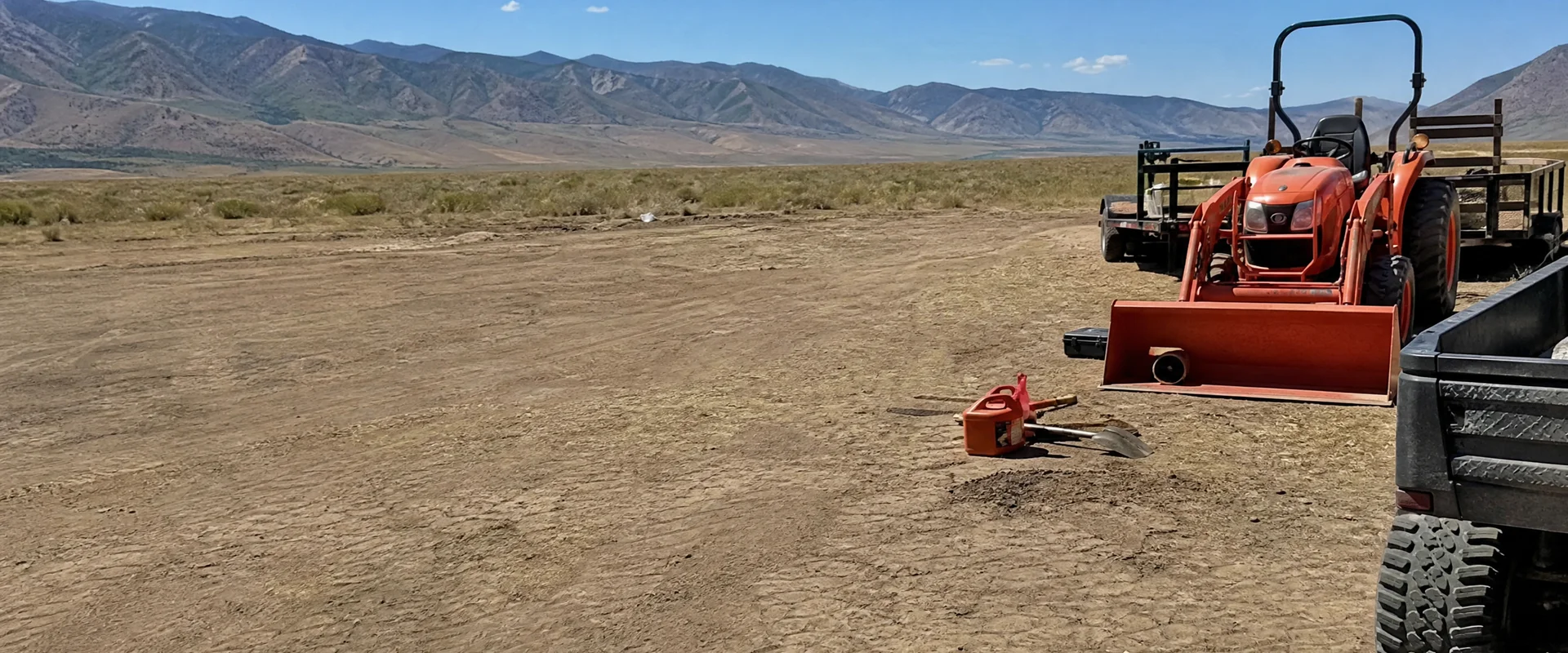 YLC Landscaping crew completing land clearing on a Utah property