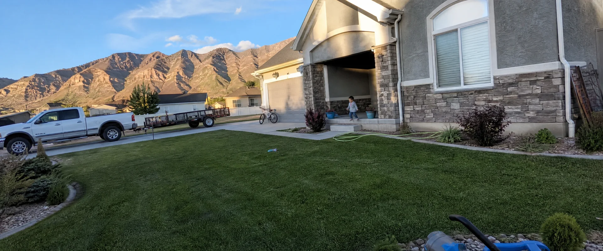 YLC Landscaping crew completing sod installation & removal on a Utah property