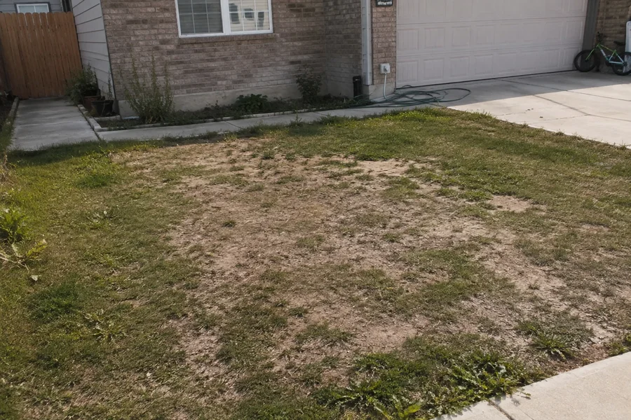 Before YLC Landscaping started the sod work