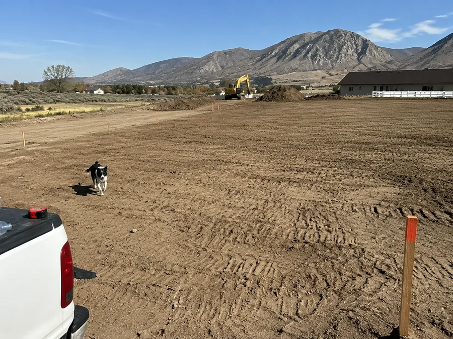 Fully cleared and levelled rural Utah lot ready for grading